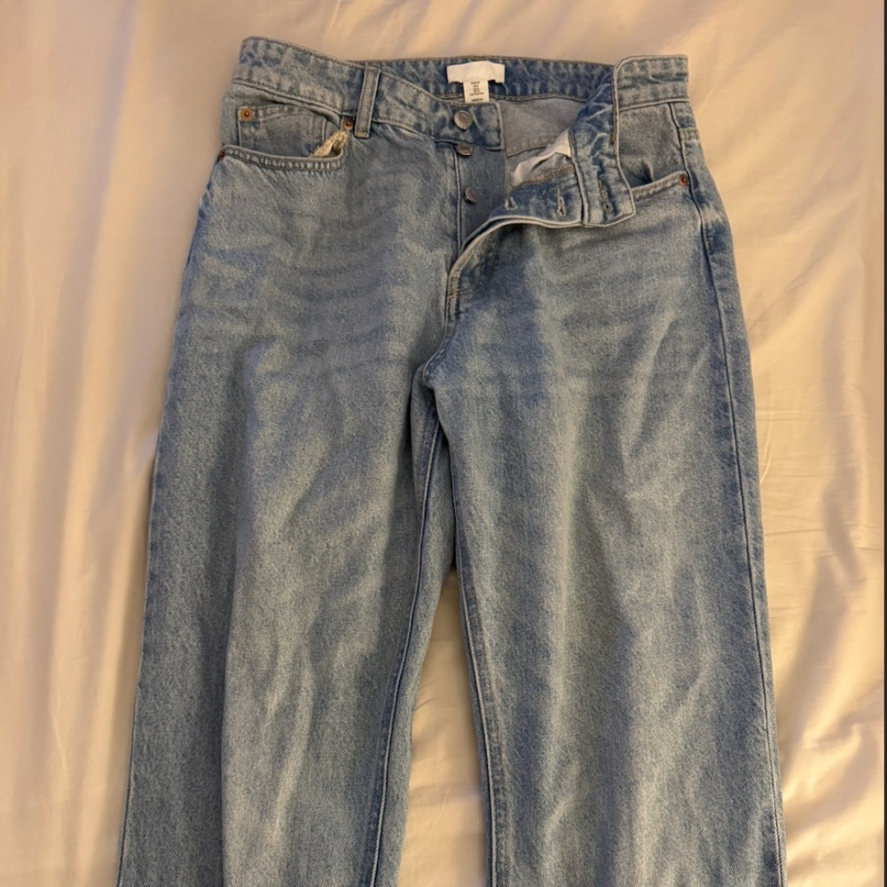 Straight leg jeans